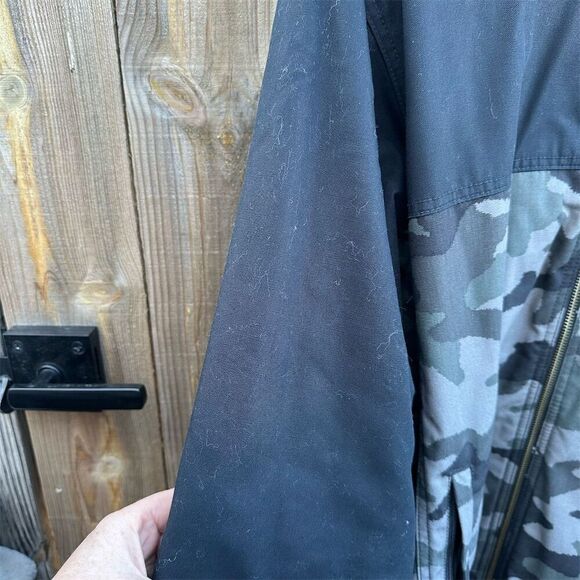 Columbia Men's Loma Vista Hooded Jacket Black Camo Size L - Picture 4 of 10